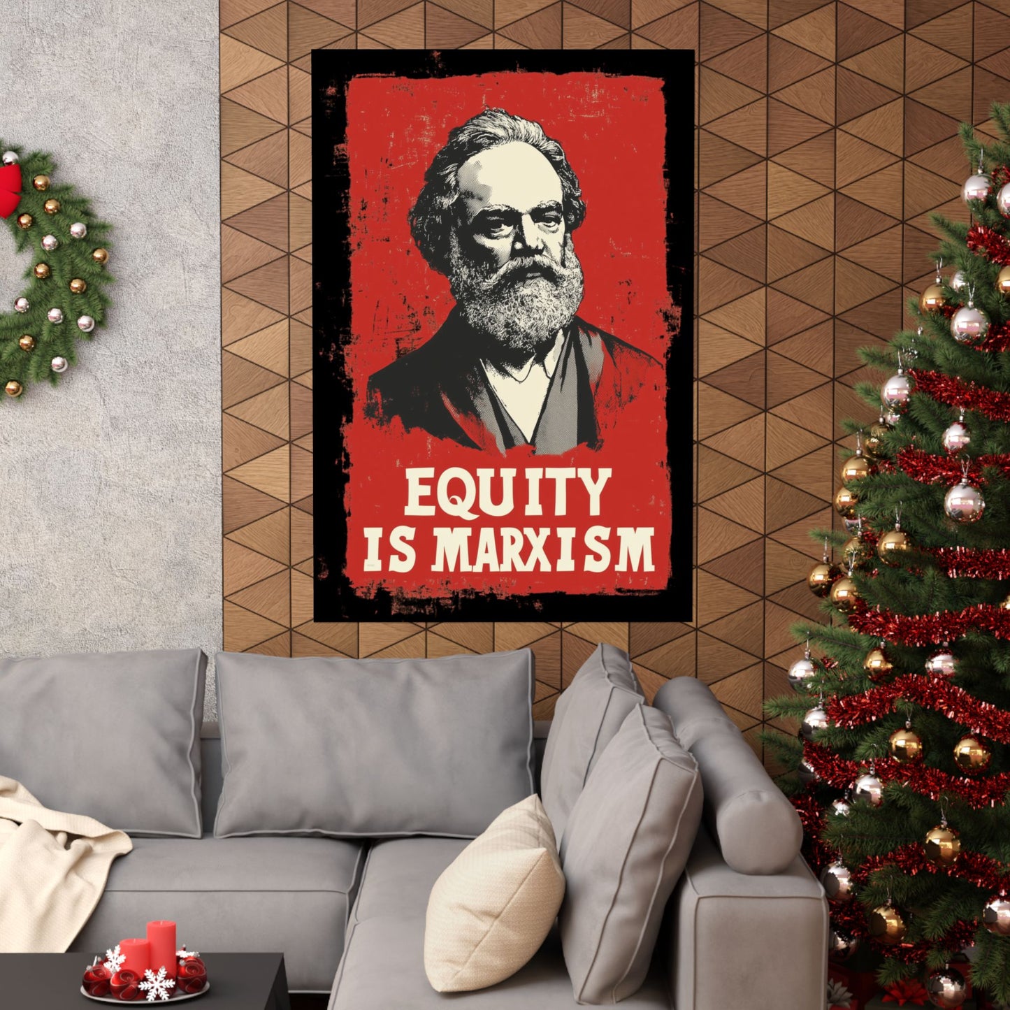 Equity Is Marxism Matte Vertical Posters