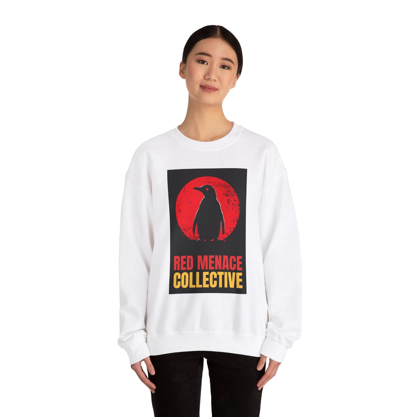 Red Menace Collective - Penguin Unisex Heavy Blend™ Crewneck Sweatshirt