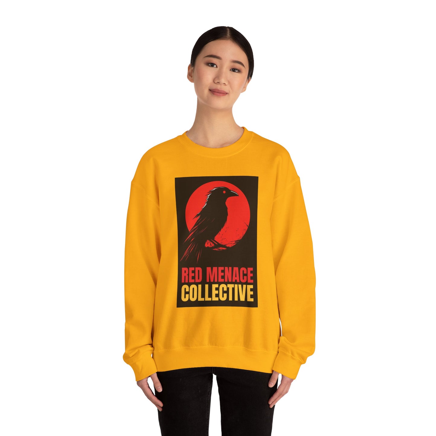 Red Menace Collective - Crow Unisex Heavy Blend™ Crewneck Sweatshirt