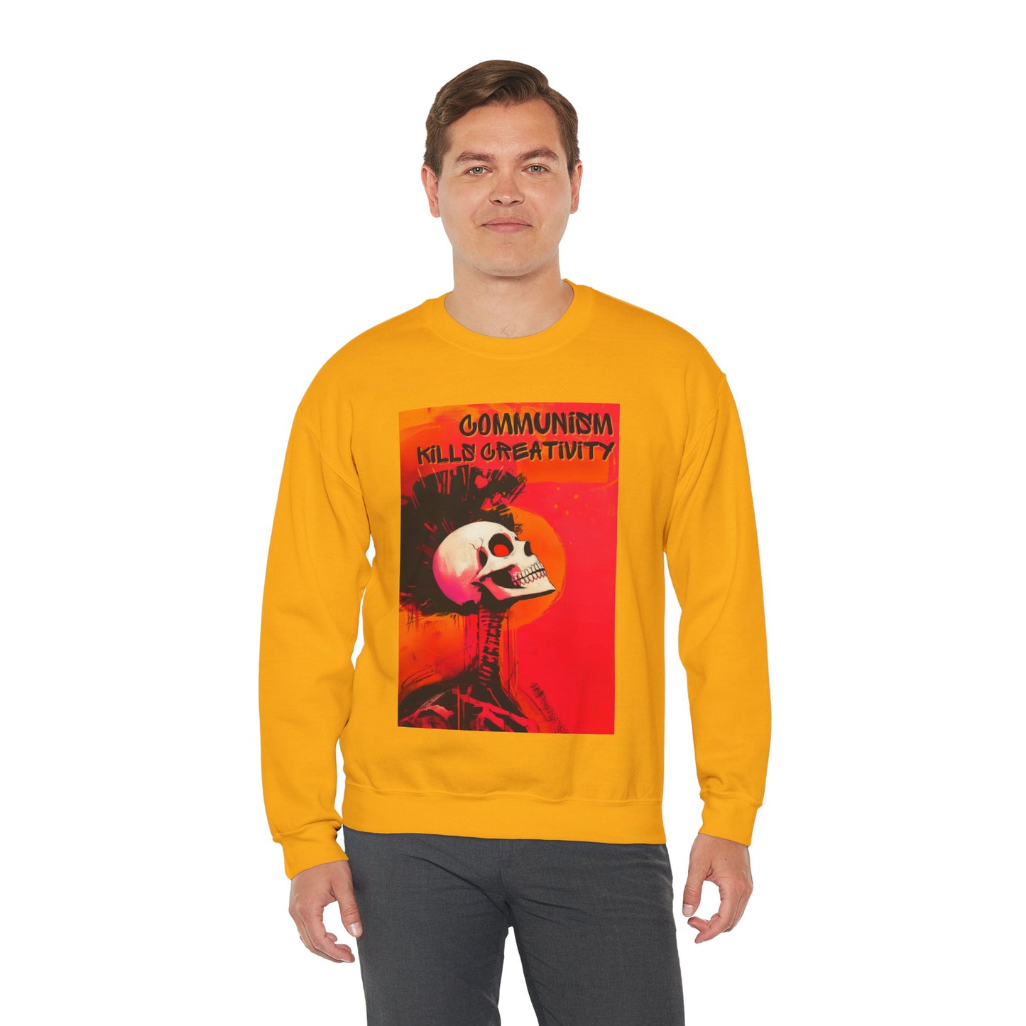 Communism Kills Creativity Unisex Heavy Blend™ Crewneck Sweatshirt