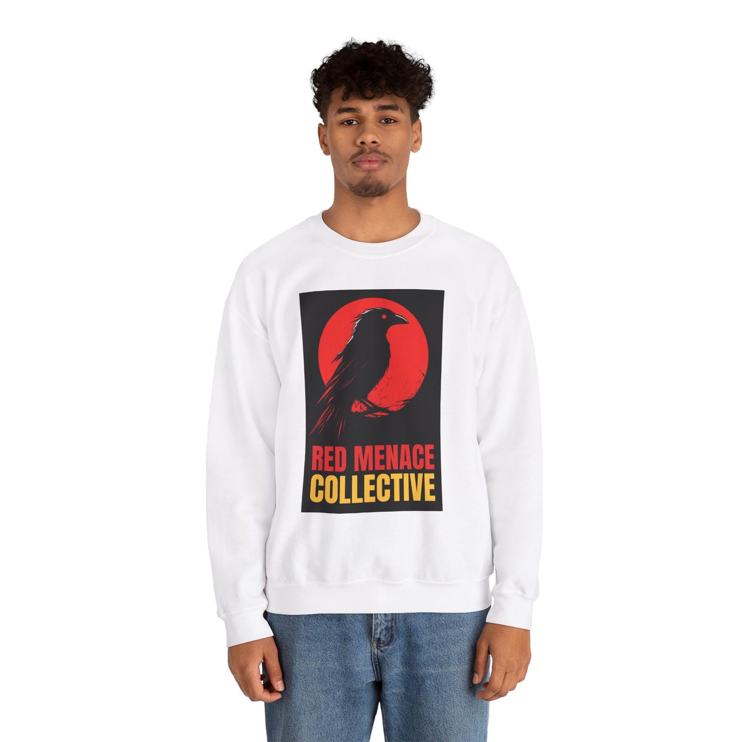 Red Menace Collective - Crow Unisex Heavy Blend™ Crewneck Sweatshirt