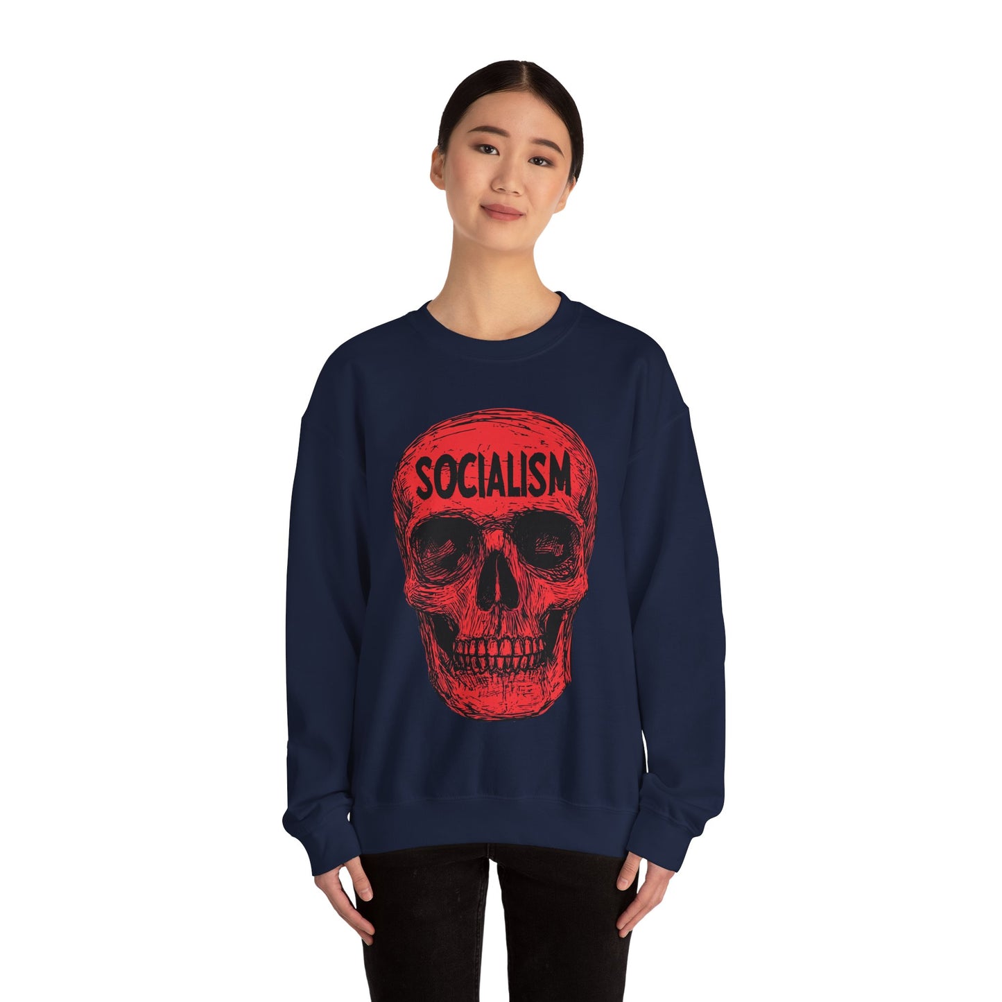 Socialism Means Death Unisex Heavy Blend™ Crewneck Sweatshirt