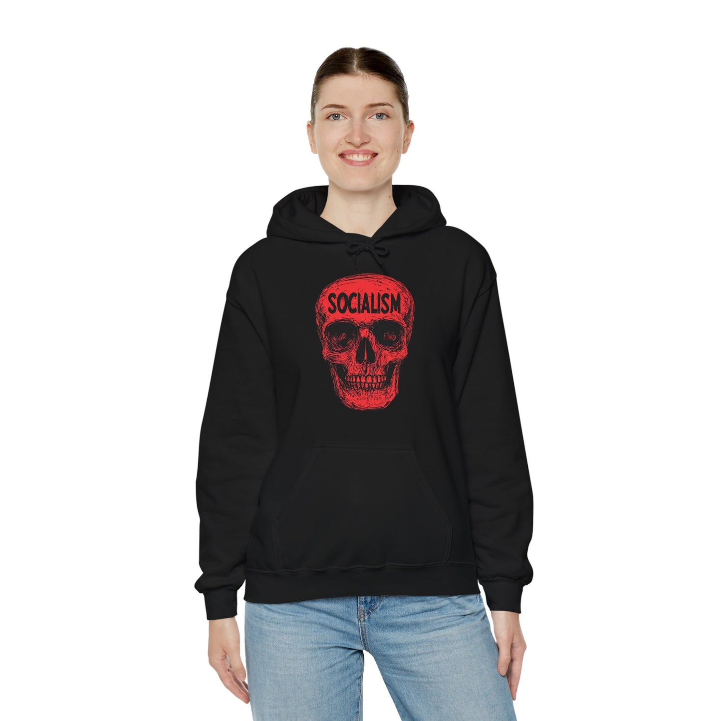 Socialism Means Death Unisex Heavy Blend™ Hooded Sweatshirt