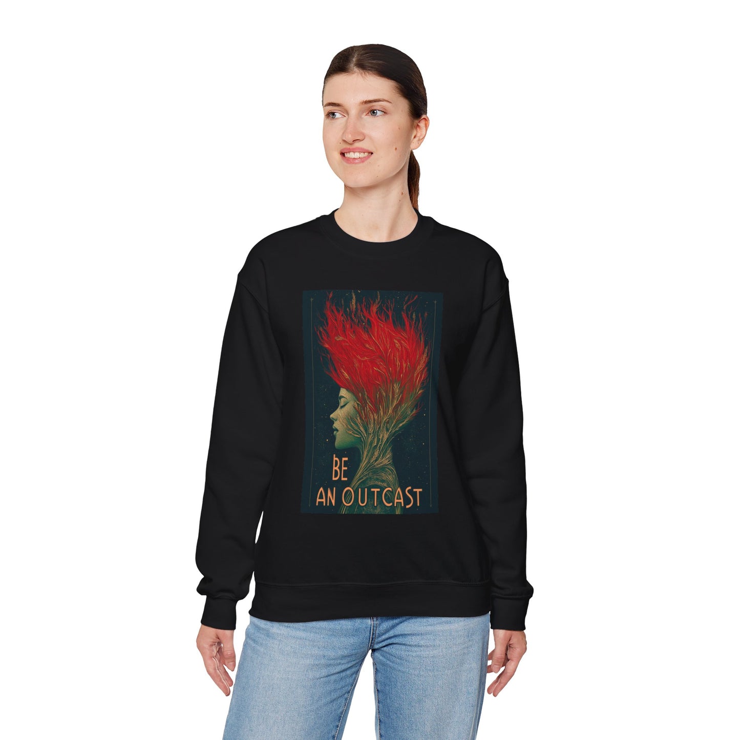 Be An Outcast Unisex Heavy Blend™ Crewneck Sweatshirt