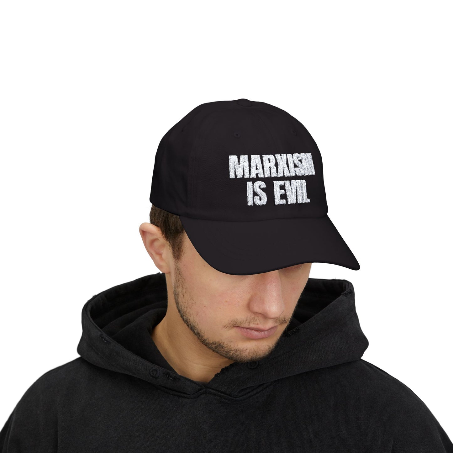 Marxism Is Evil (White) Classic Dad Cap