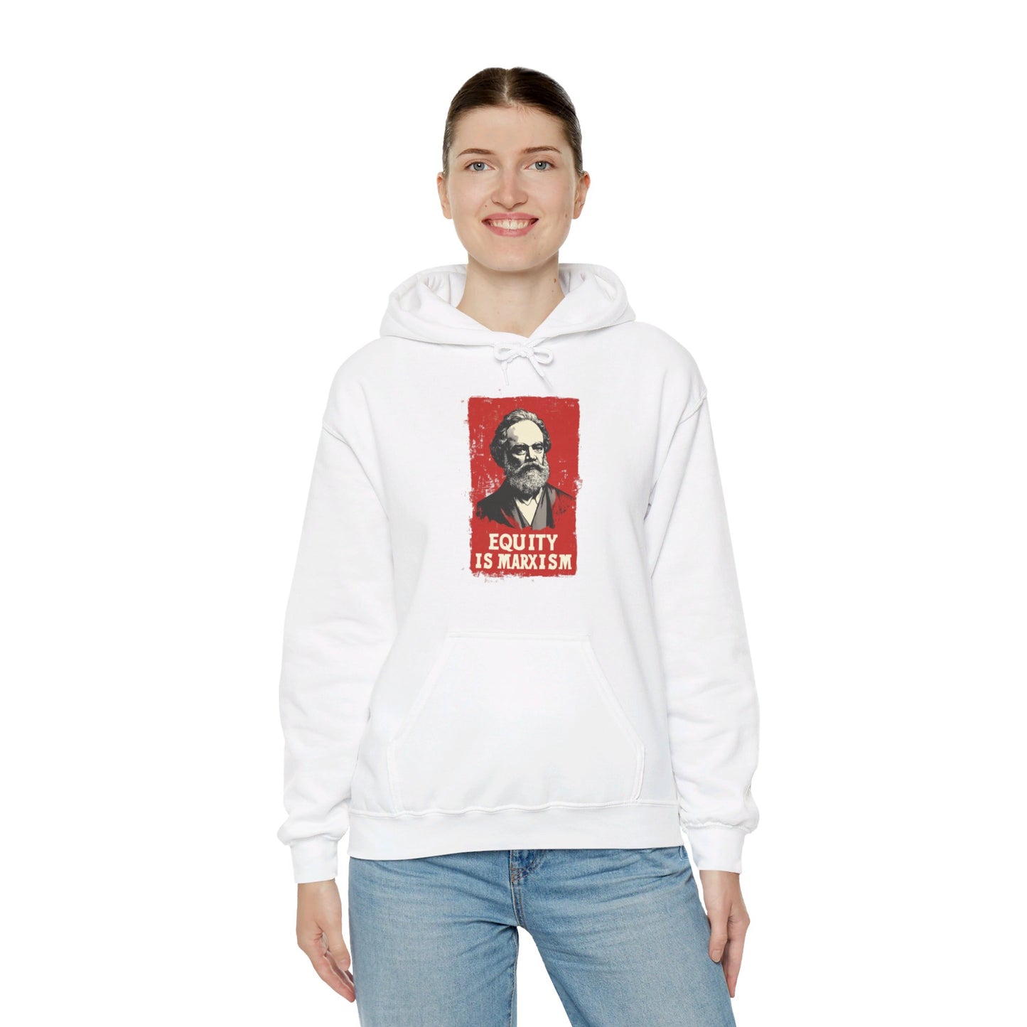 Equity Is Marxism Unisex Heavy Blend™ Hooded Sweatshirt