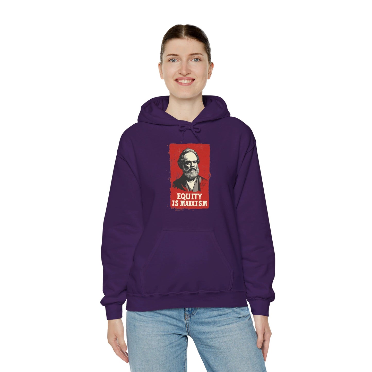 Equity Is Marxism Unisex Heavy Blend™ Hooded Sweatshirt