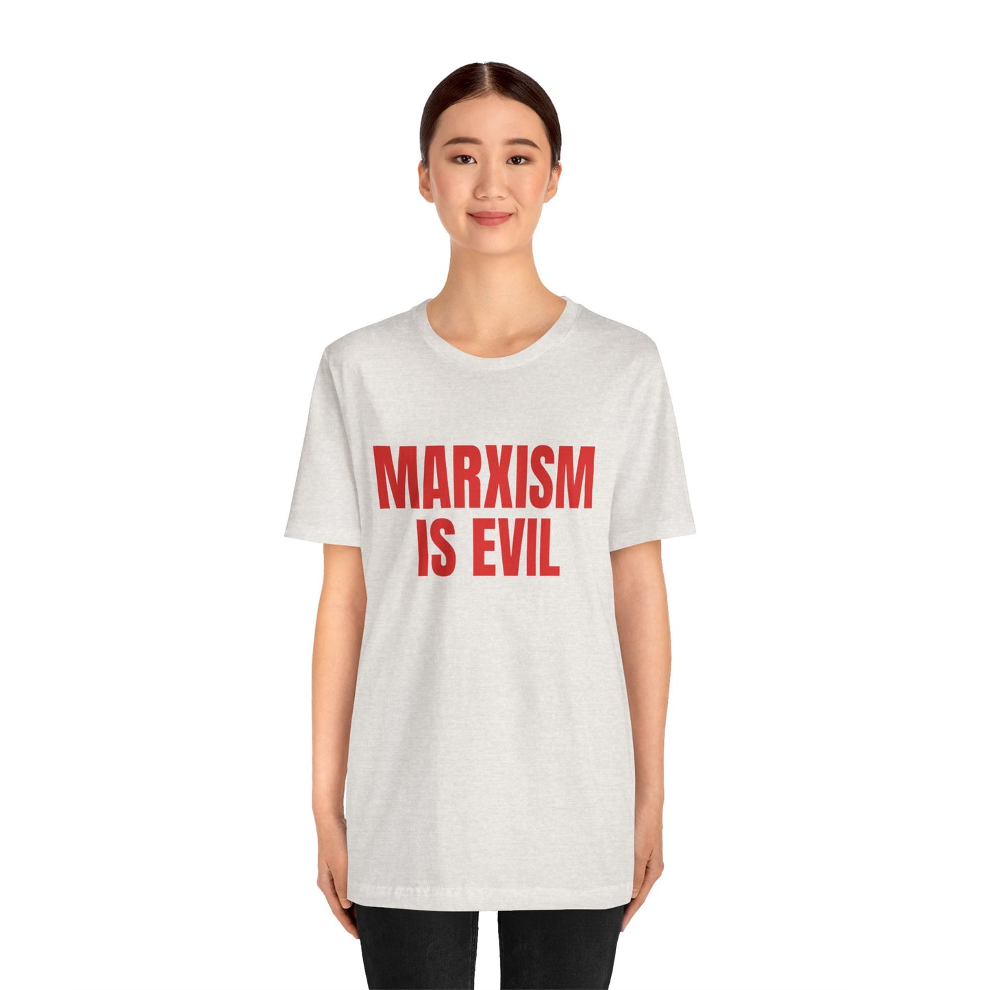 Marxism Is Evil Unisex Jersey Short Sleeve Tee