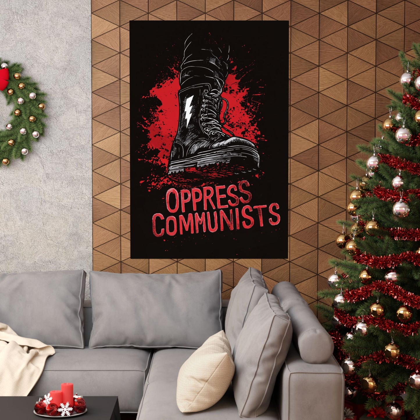 Oppress Communists Matte Vertical Posters