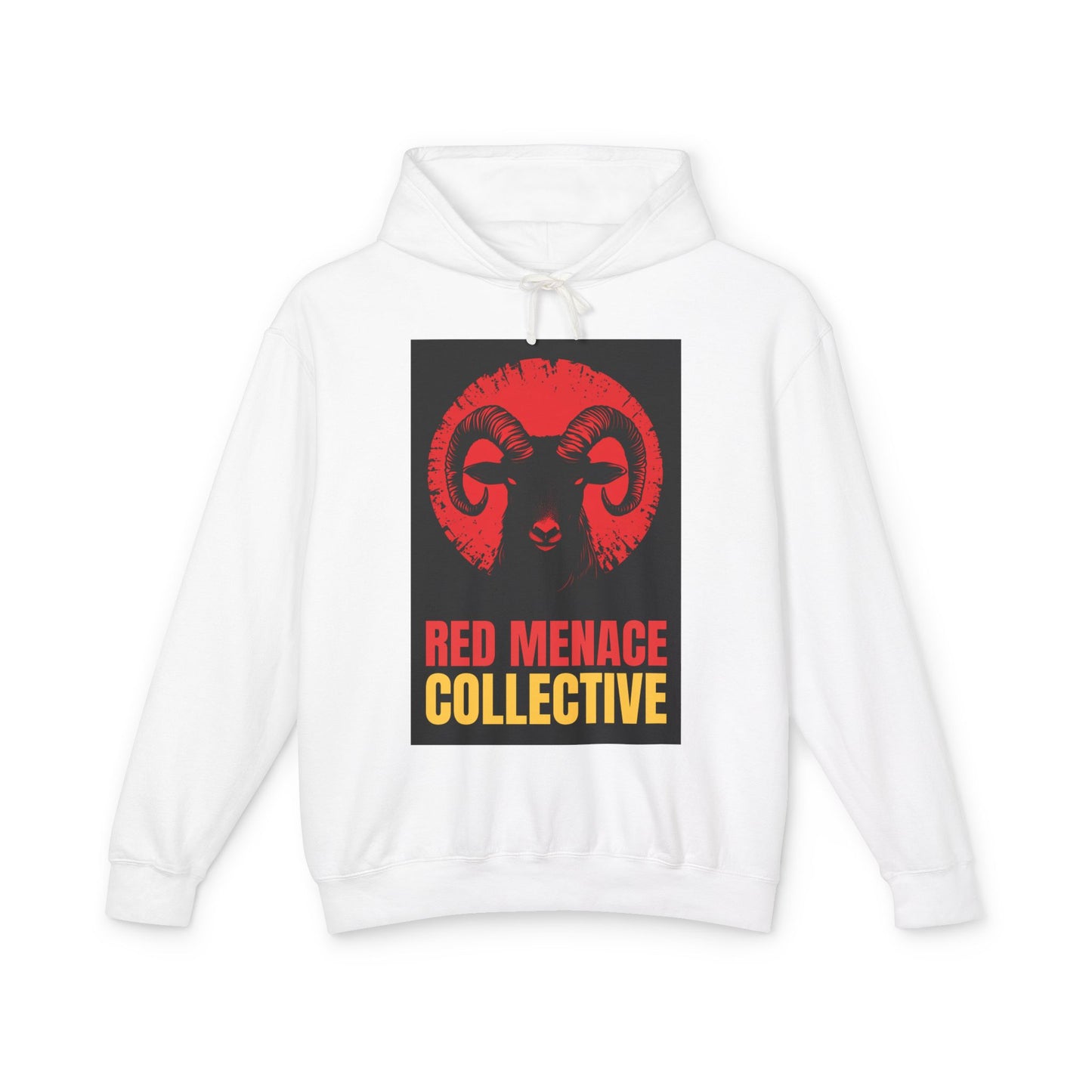 Red Menace Collective - Ram Unisex Lightweight Hooded Sweatshirt