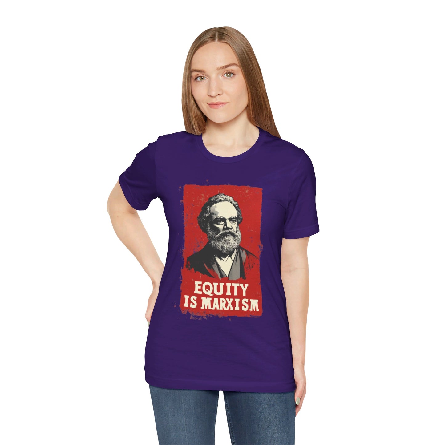 Equity Is Marxism Unisex Jersey Short Sleeve Tee