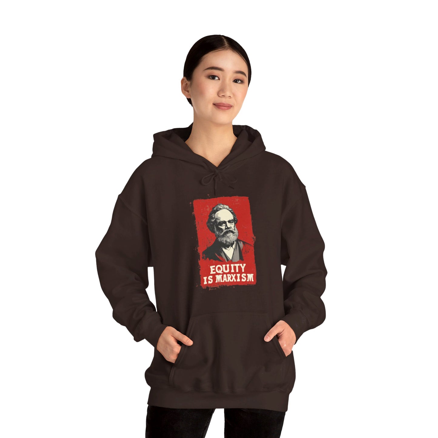 Equity Is Marxism Unisex Heavy Blend™ Hooded Sweatshirt