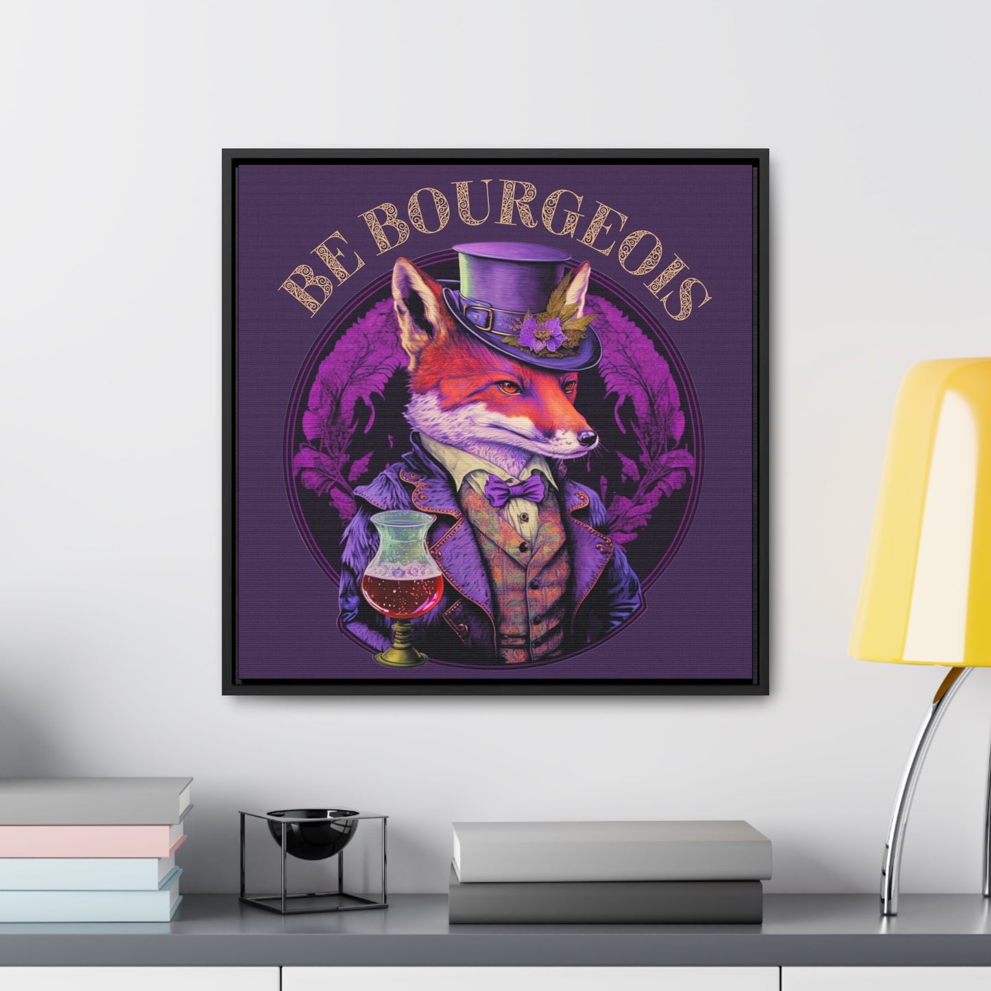 Be Bourgeois Gallery Canvas Wraps, Square Frame