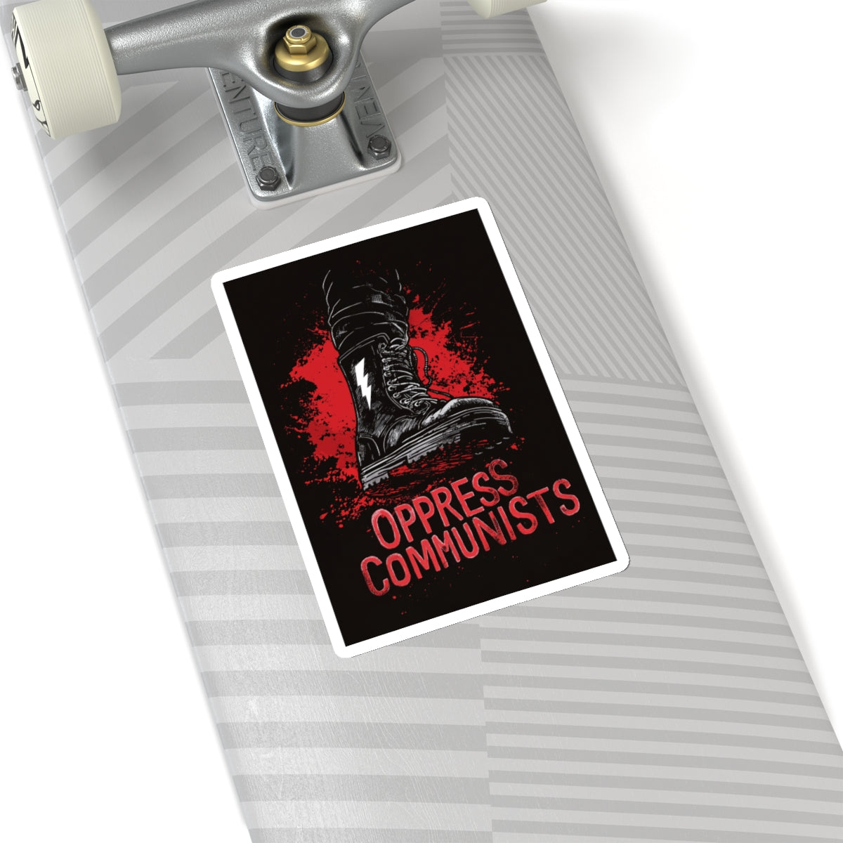 Oppress Communists Kiss-Cut Stickers