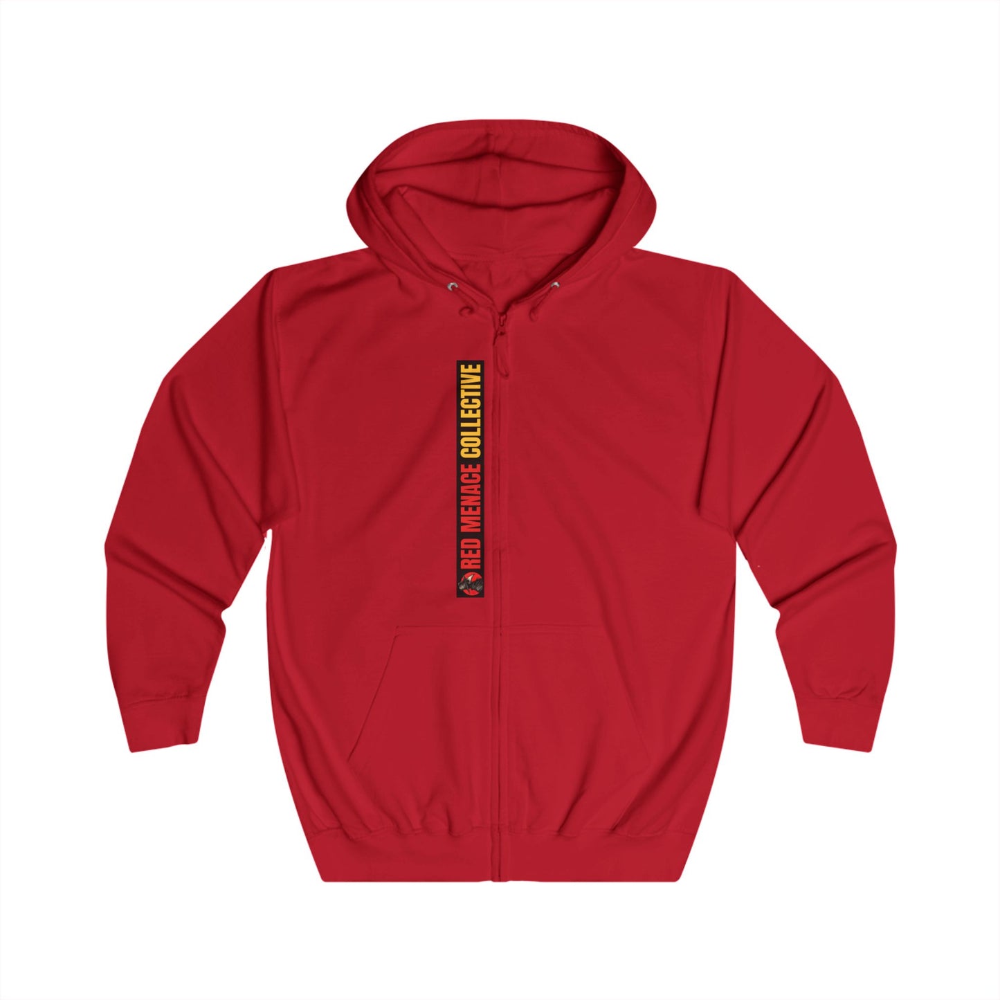 Red Menace Collective Propaganda Unisex Full Zip Hoodie