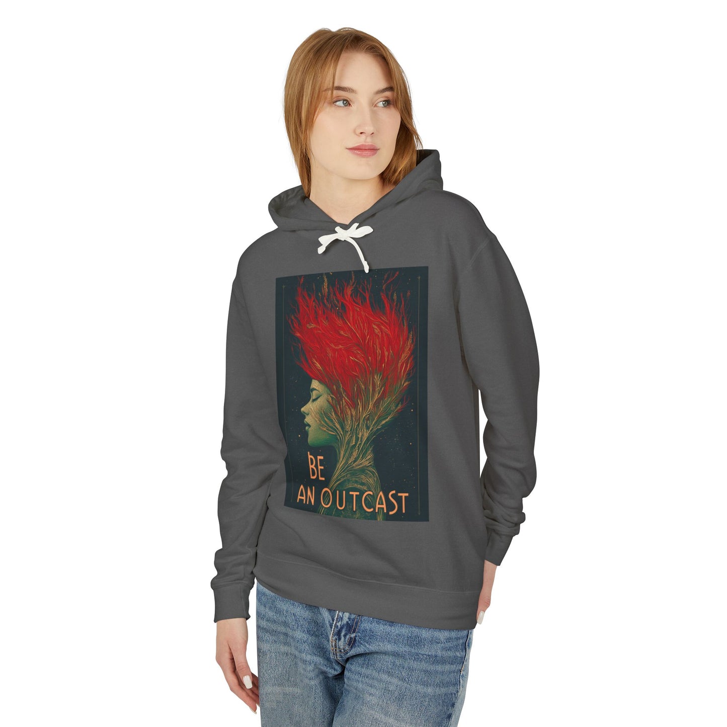 Be An Outcast Unisex Lightweight Hooded Sweatshirt