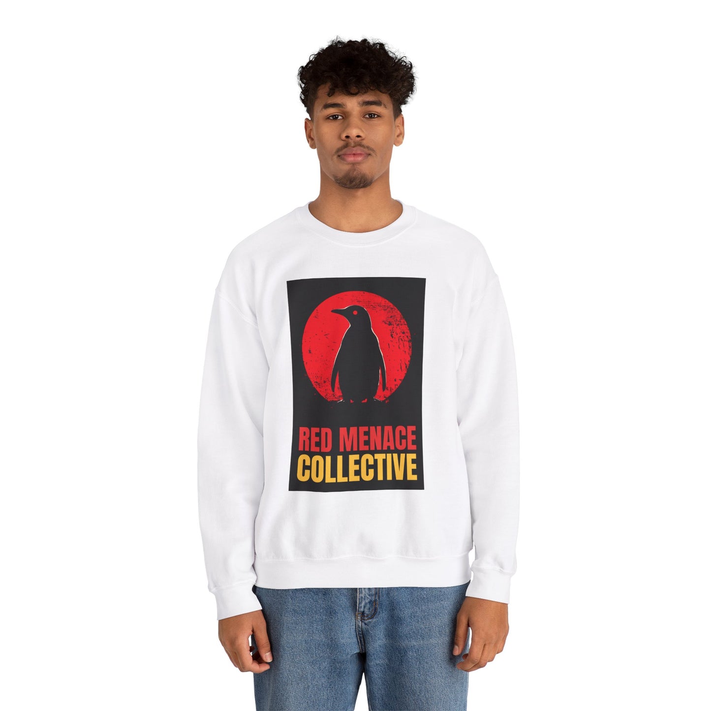 Red Menace Collective - Penguin Unisex Heavy Blend™ Crewneck Sweatshirt