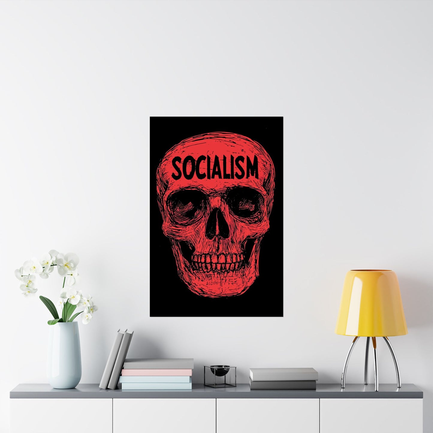 Socialism Means Death Matte Vertical Posters