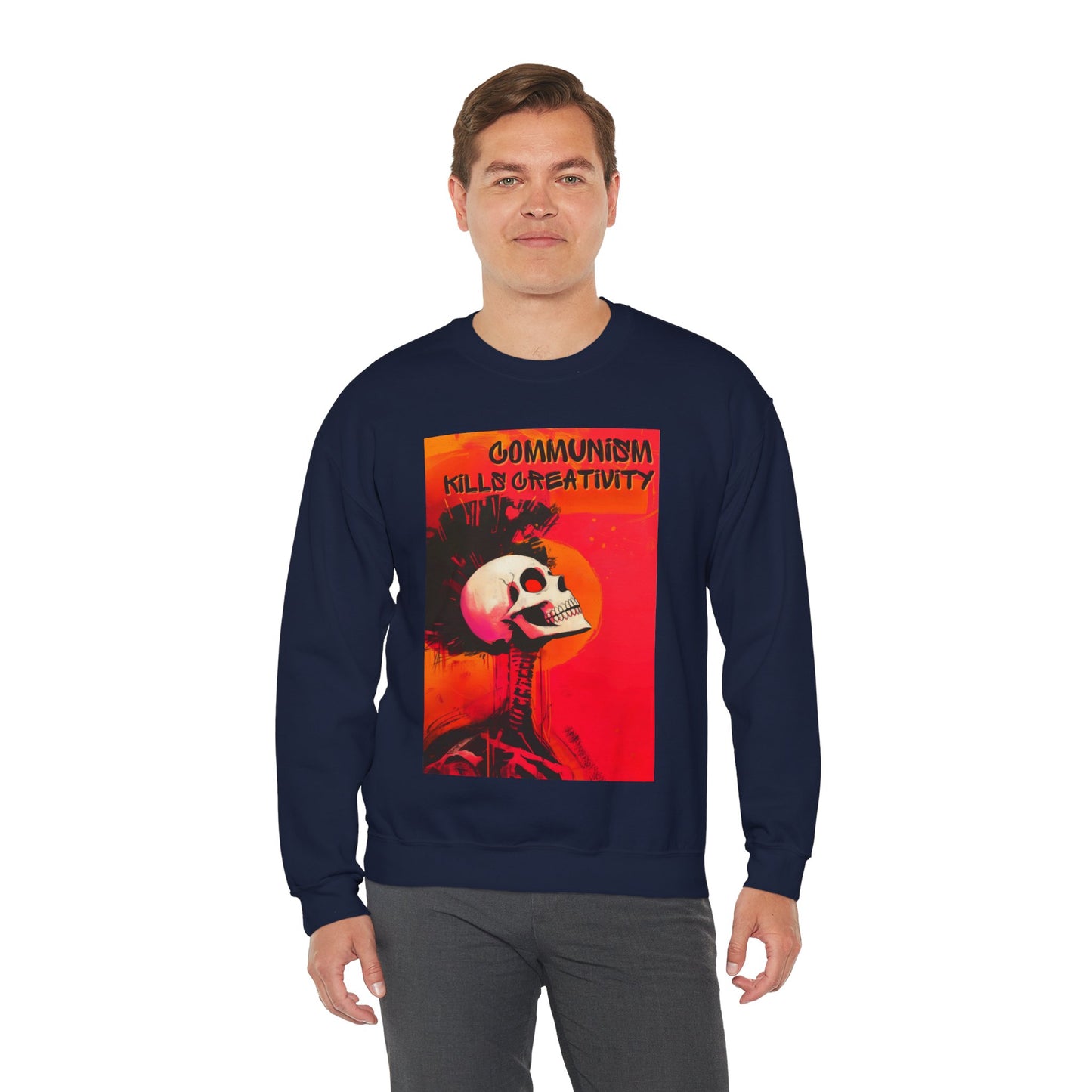 Communism Kills Creativity Unisex Heavy Blend™ Crewneck Sweatshirt