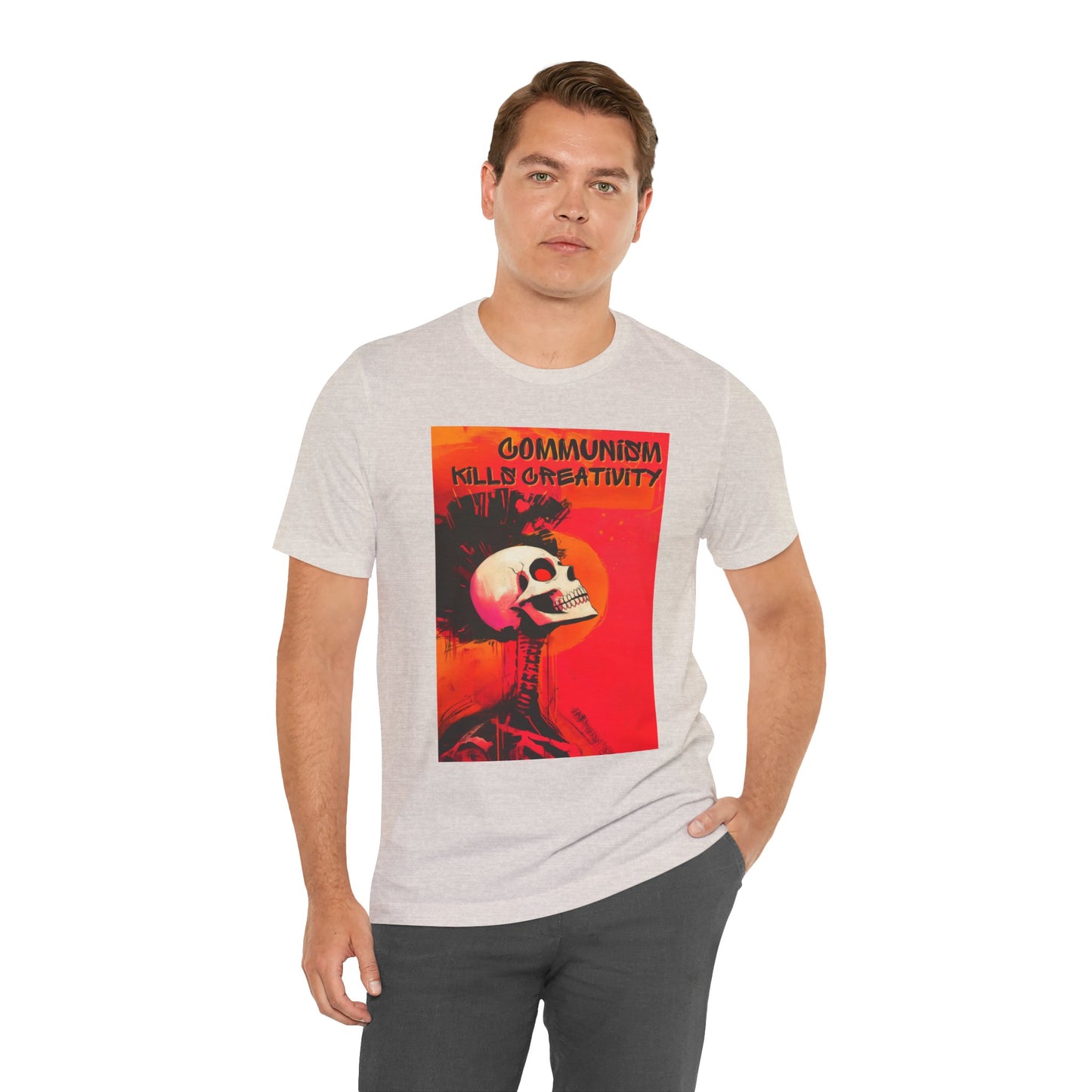 Communism Kills Creativity Unisex Jersey Short Sleeve Tee