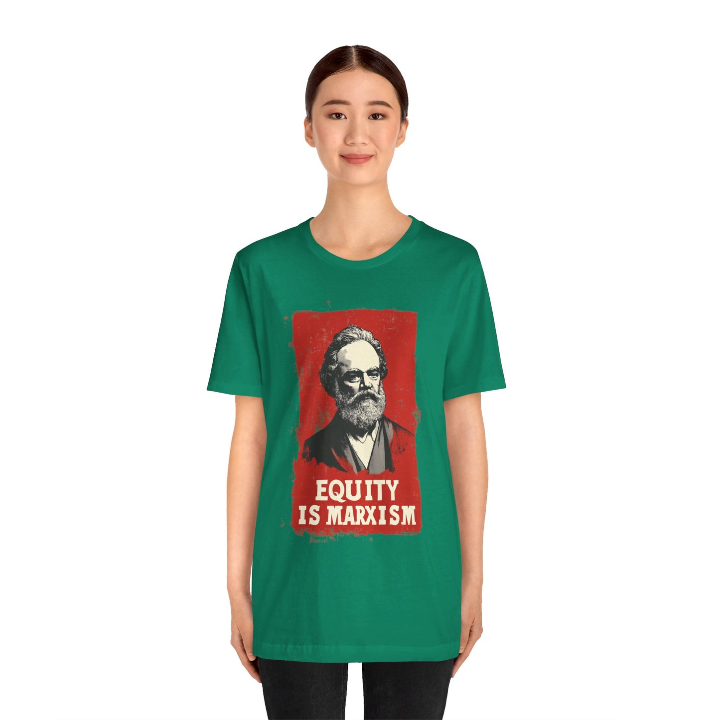 Equity Is Marxism Unisex Jersey Short Sleeve Tee