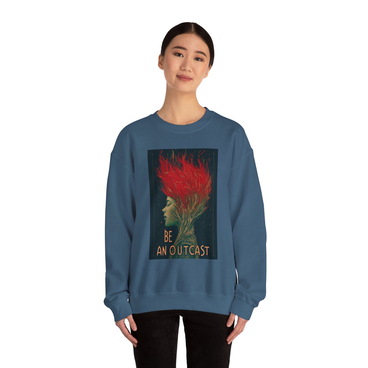 Be An Outcast Unisex Heavy Blend™ Crewneck Sweatshirt