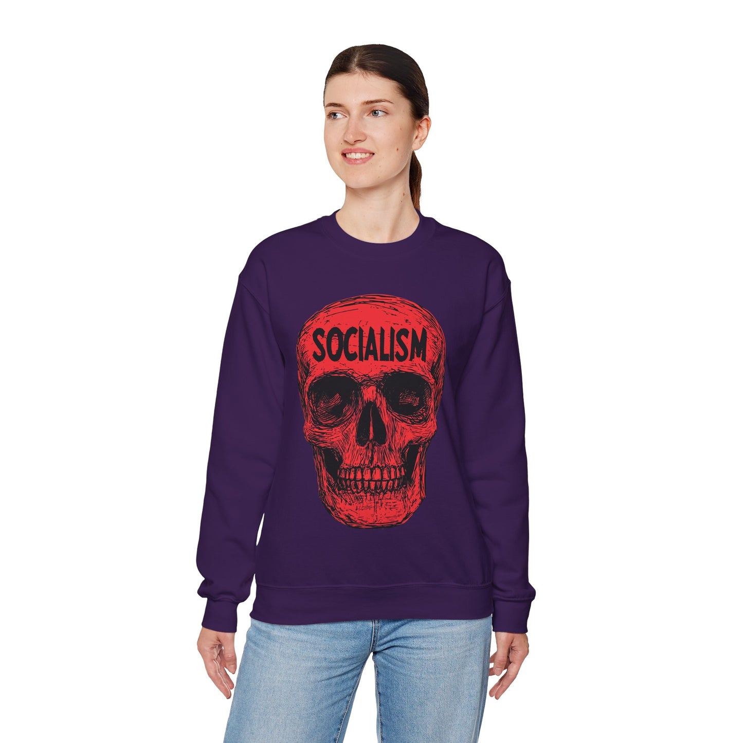 Socialism Means Death Unisex Heavy Blend™ Crewneck Sweatshirt