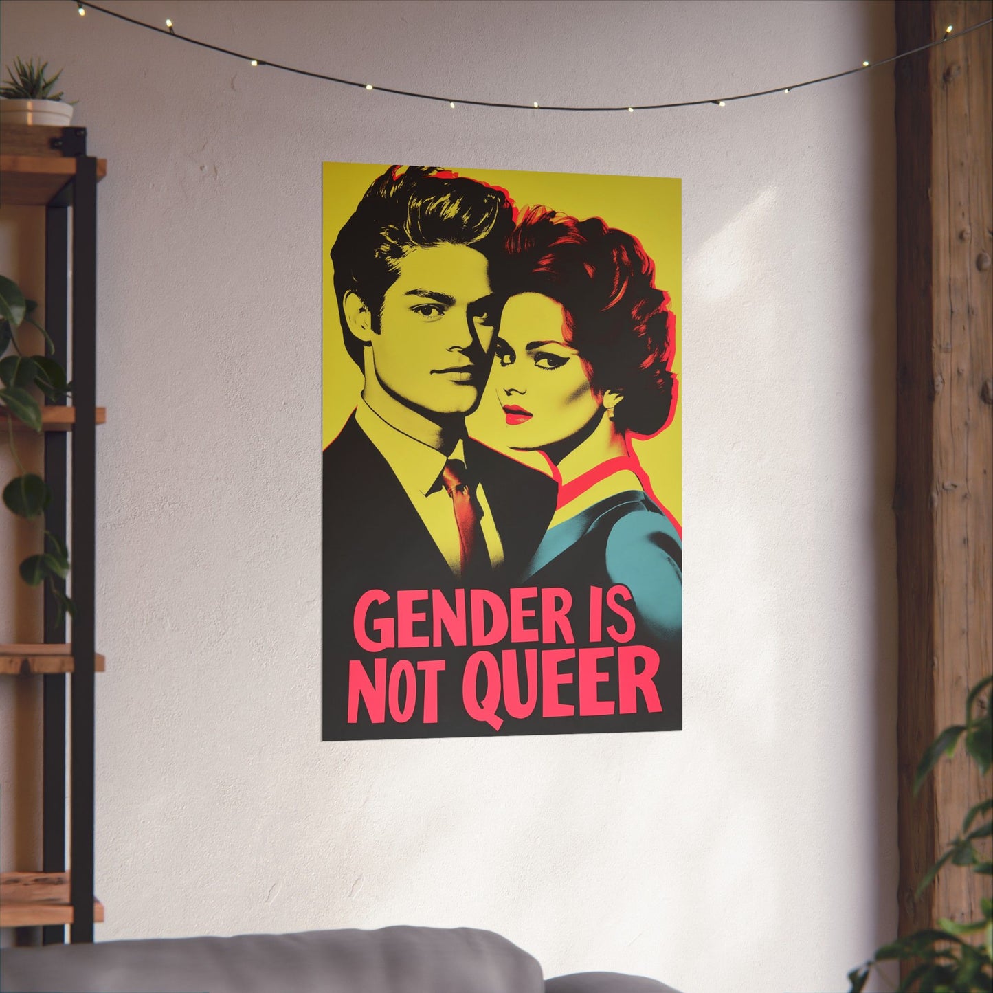 Gender is Not Queer Matte Vertical Posters