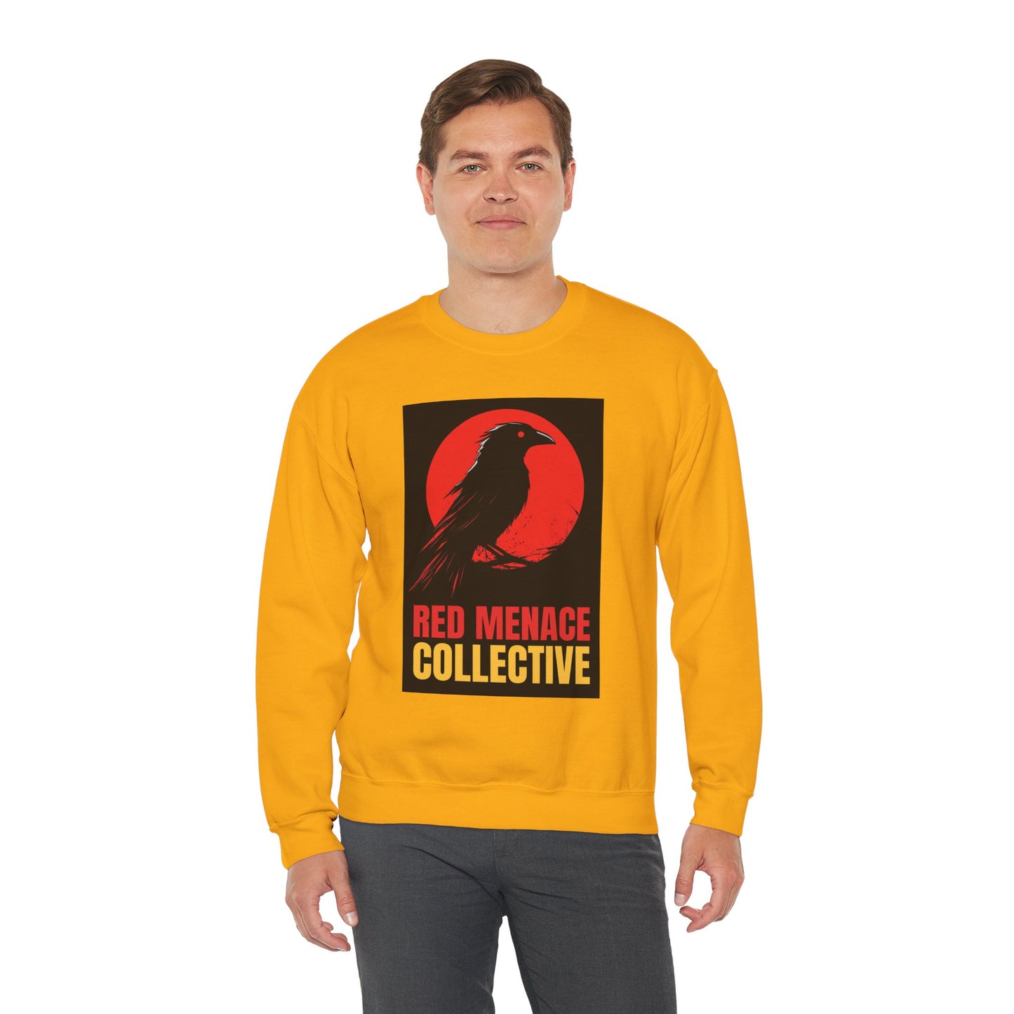 Red Menace Collective - Crow Unisex Heavy Blend™ Crewneck Sweatshirt