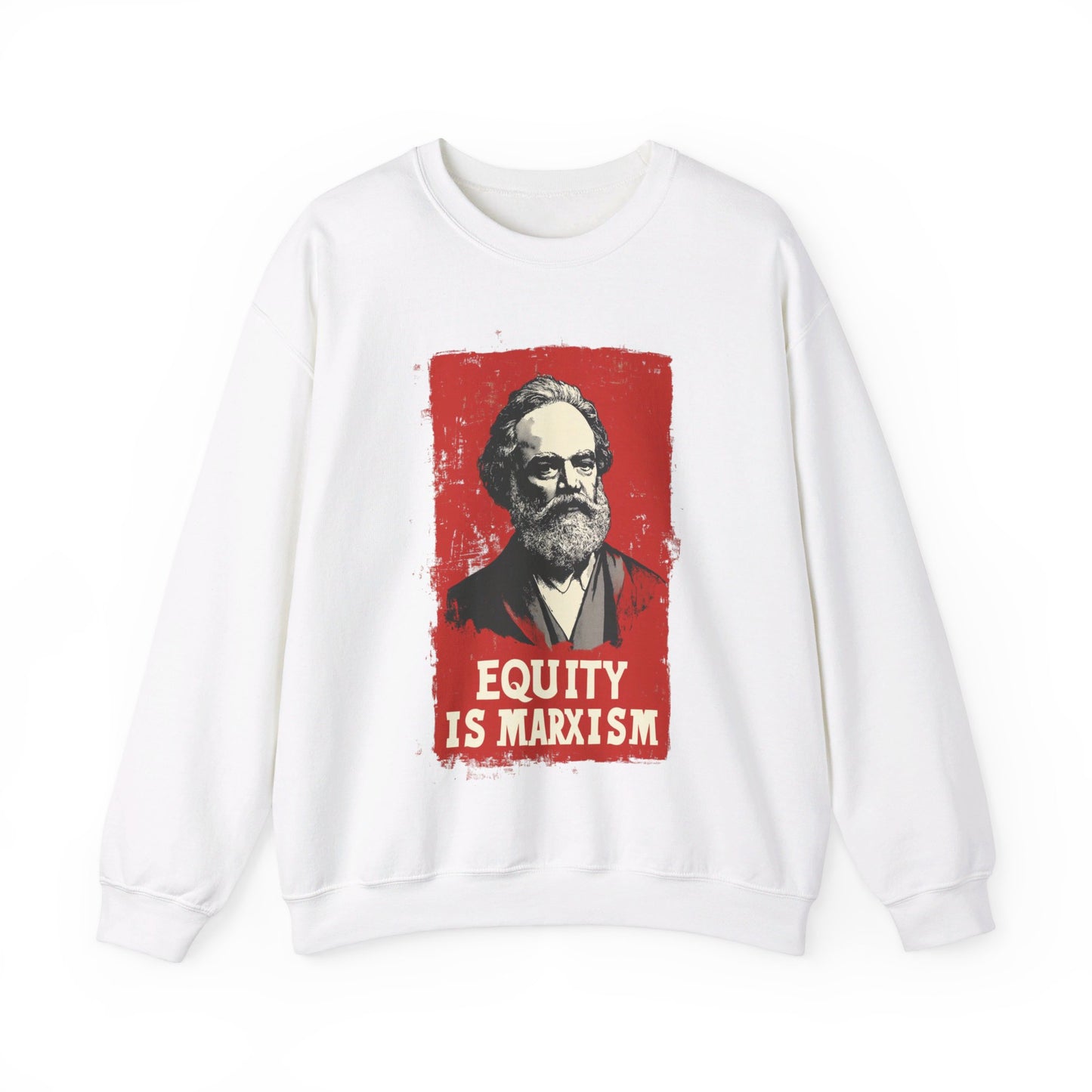 Equity Is Marxism Unisex Heavy Blend™ Crewneck Sweatshirt