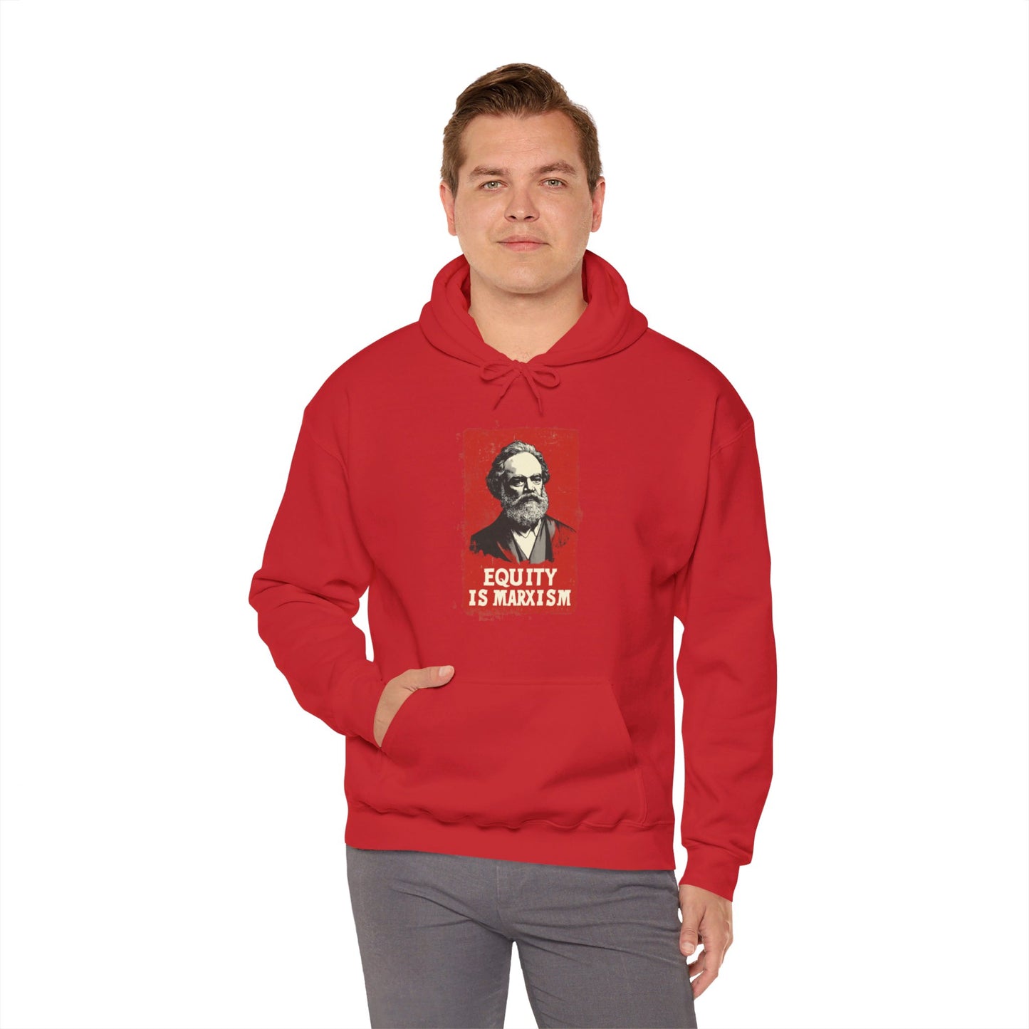 Equity Is Marxism Unisex Heavy Blend™ Hooded Sweatshirt