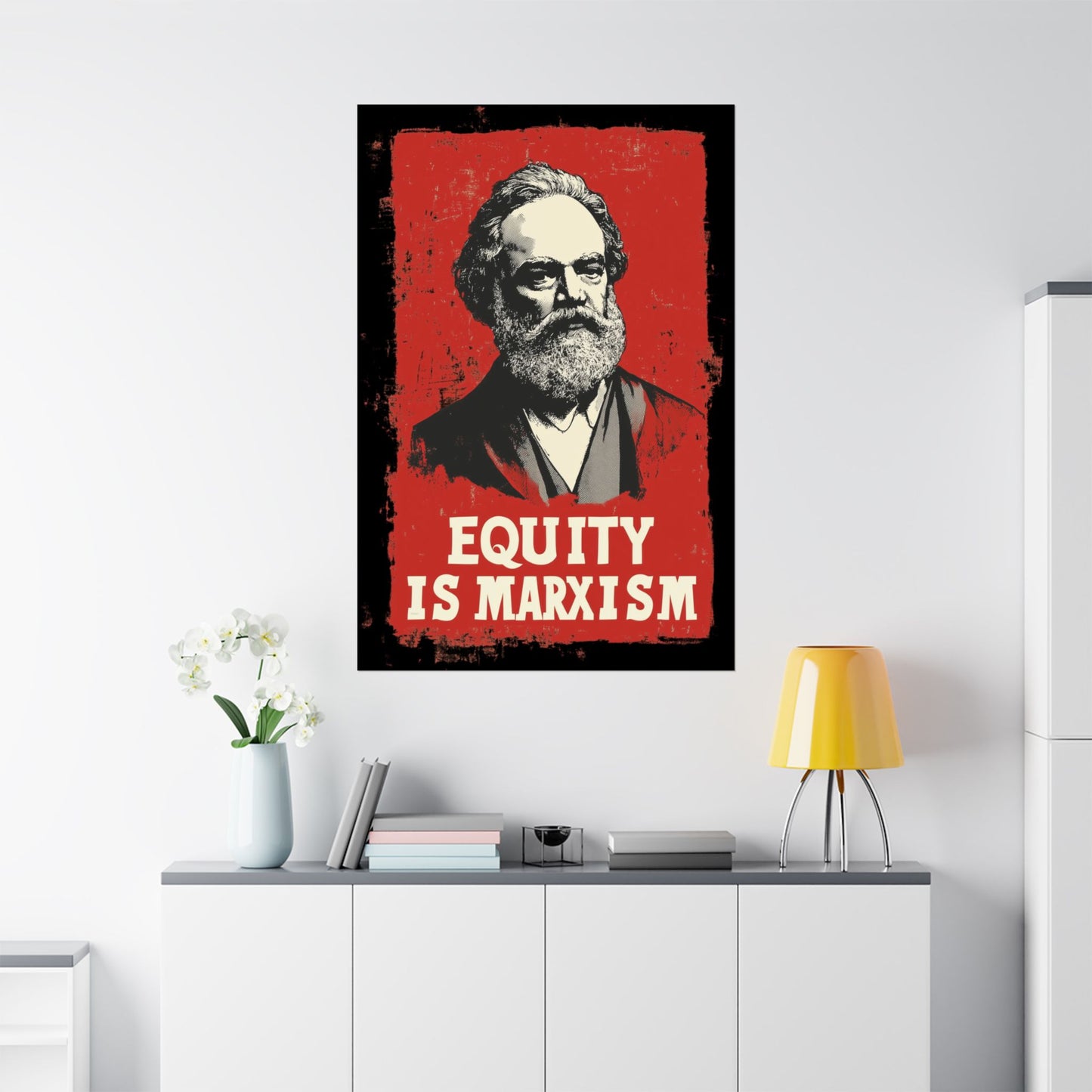 Equity Is Marxism Matte Vertical Posters