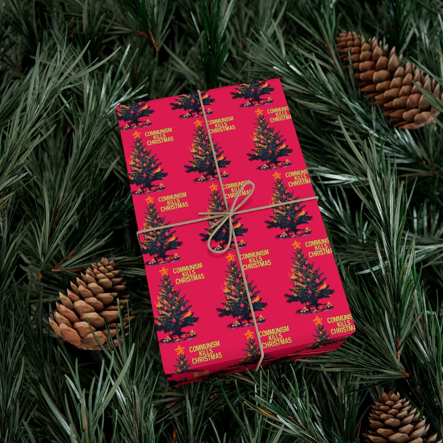 Communism Kills Christmas Gift Wrap Papers