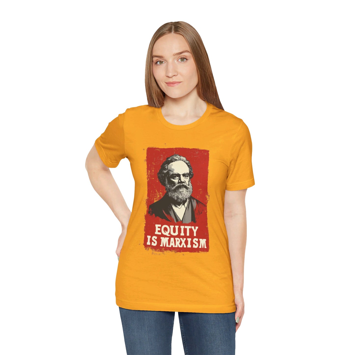 Equity Is Marxism Unisex Jersey Short Sleeve Tee