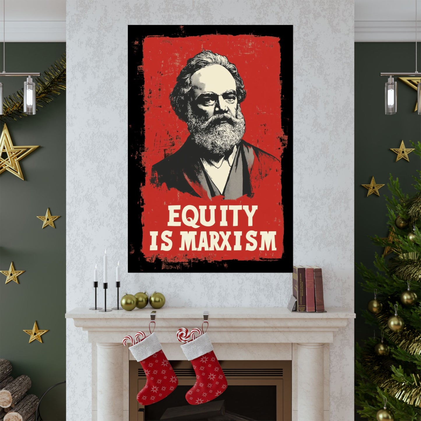 Equity Is Marxism Matte Vertical Posters