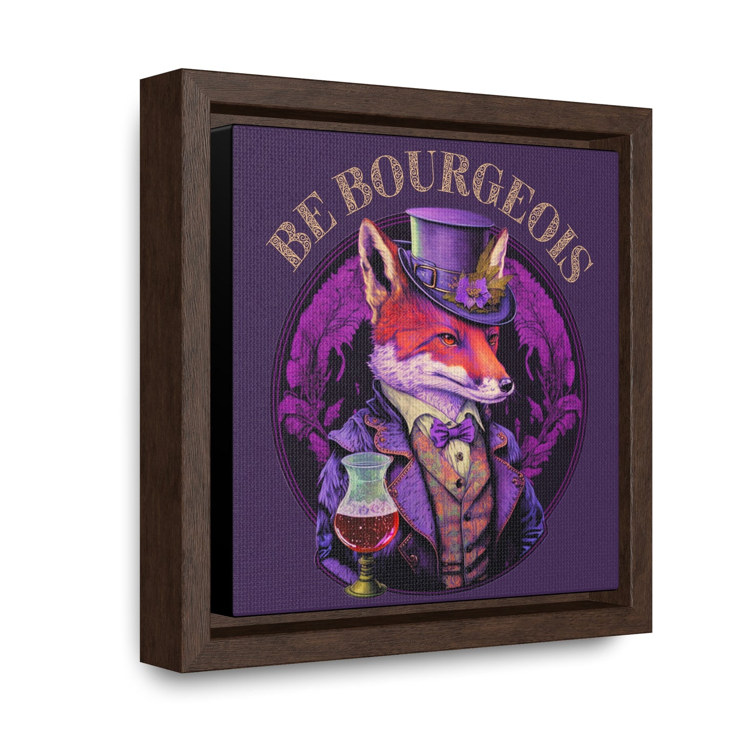 Be Bourgeois Gallery Canvas Wraps, Square Frame