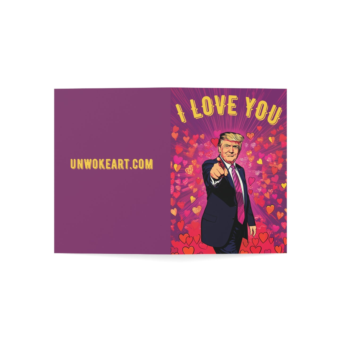 Donald Trump 'I Love You' Valentine's Day Greeting Cards