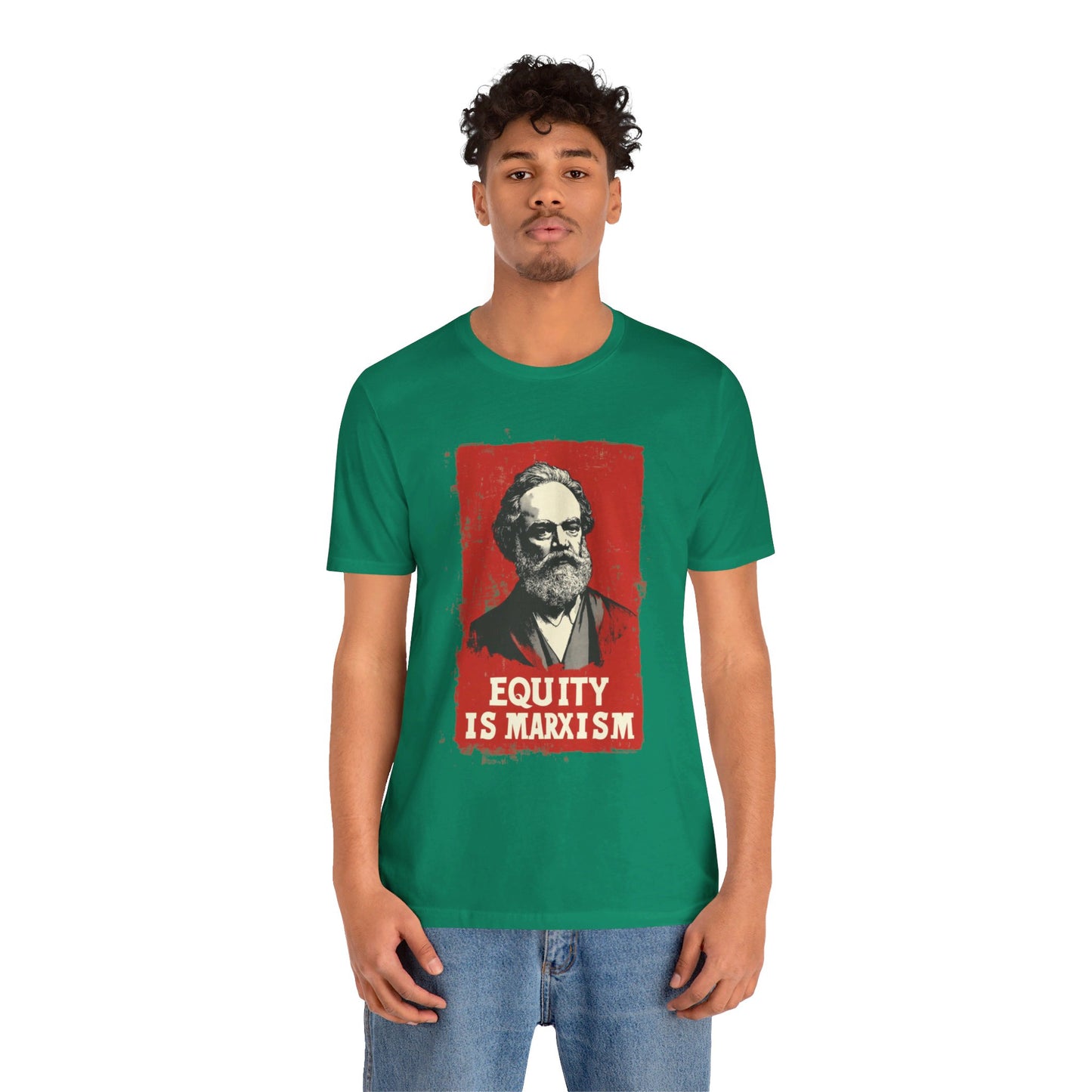 Equity Is Marxism Unisex Jersey Short Sleeve Tee