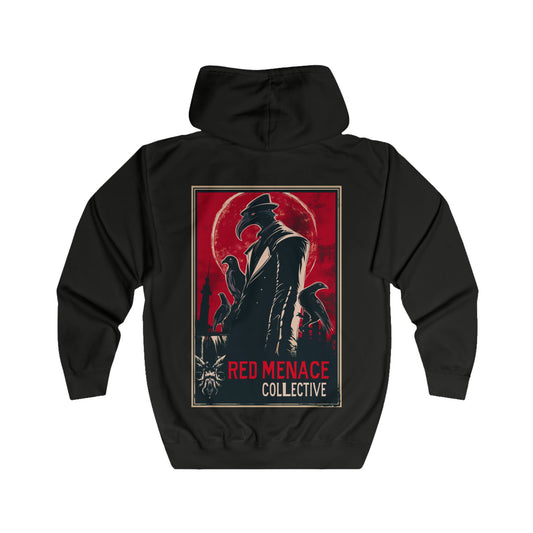 Red Menace Collective Propaganda Unisex Full Zip Hoodie