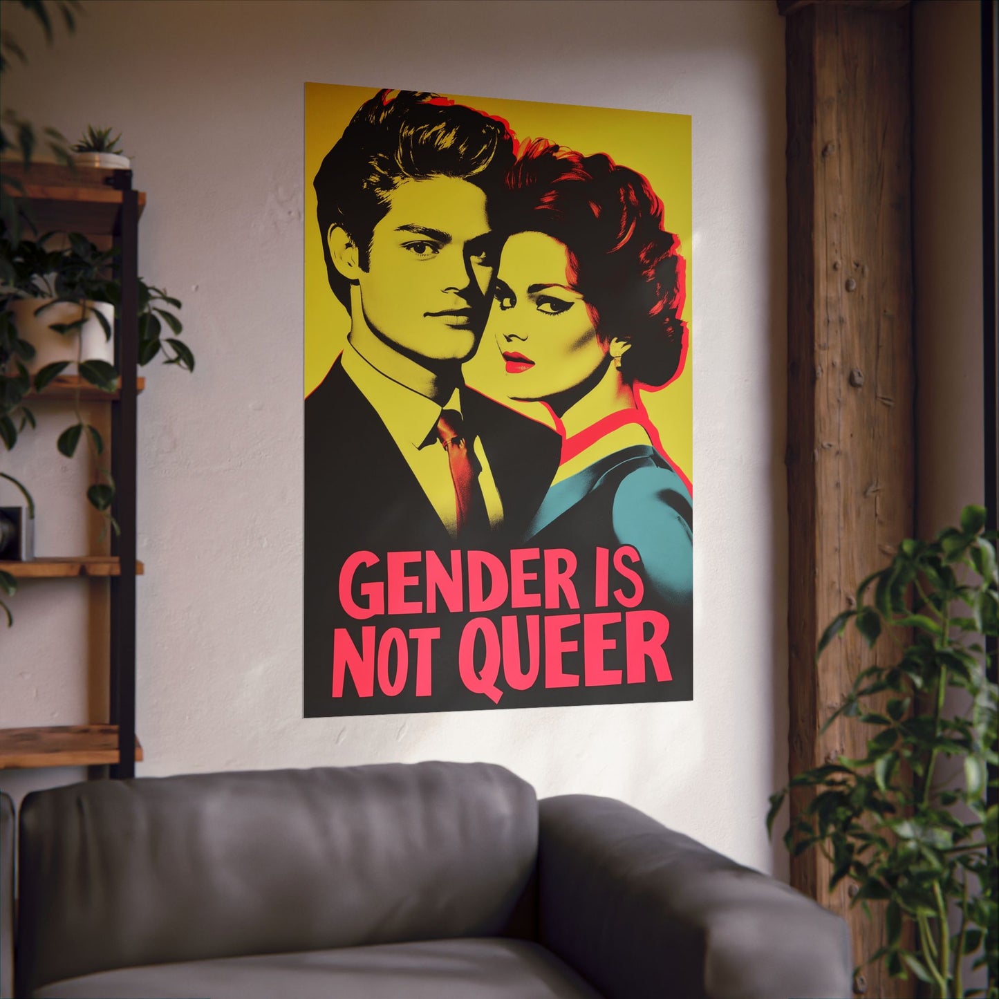 Gender is Not Queer Matte Vertical Posters