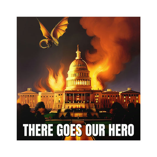 There Goes Our Hero Matte Paper Poster