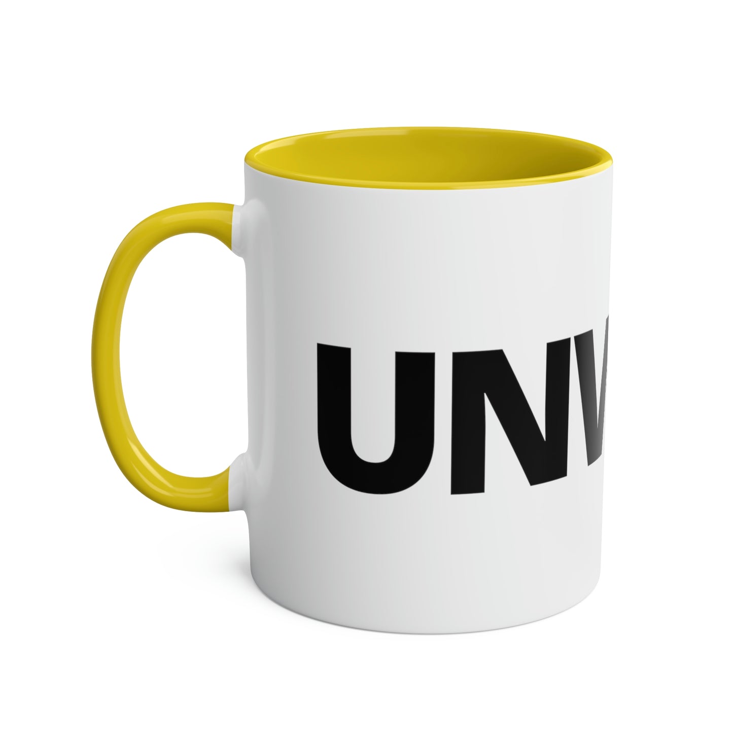UNWOKE Black Two-Tone Coffee Mugs, 11oz