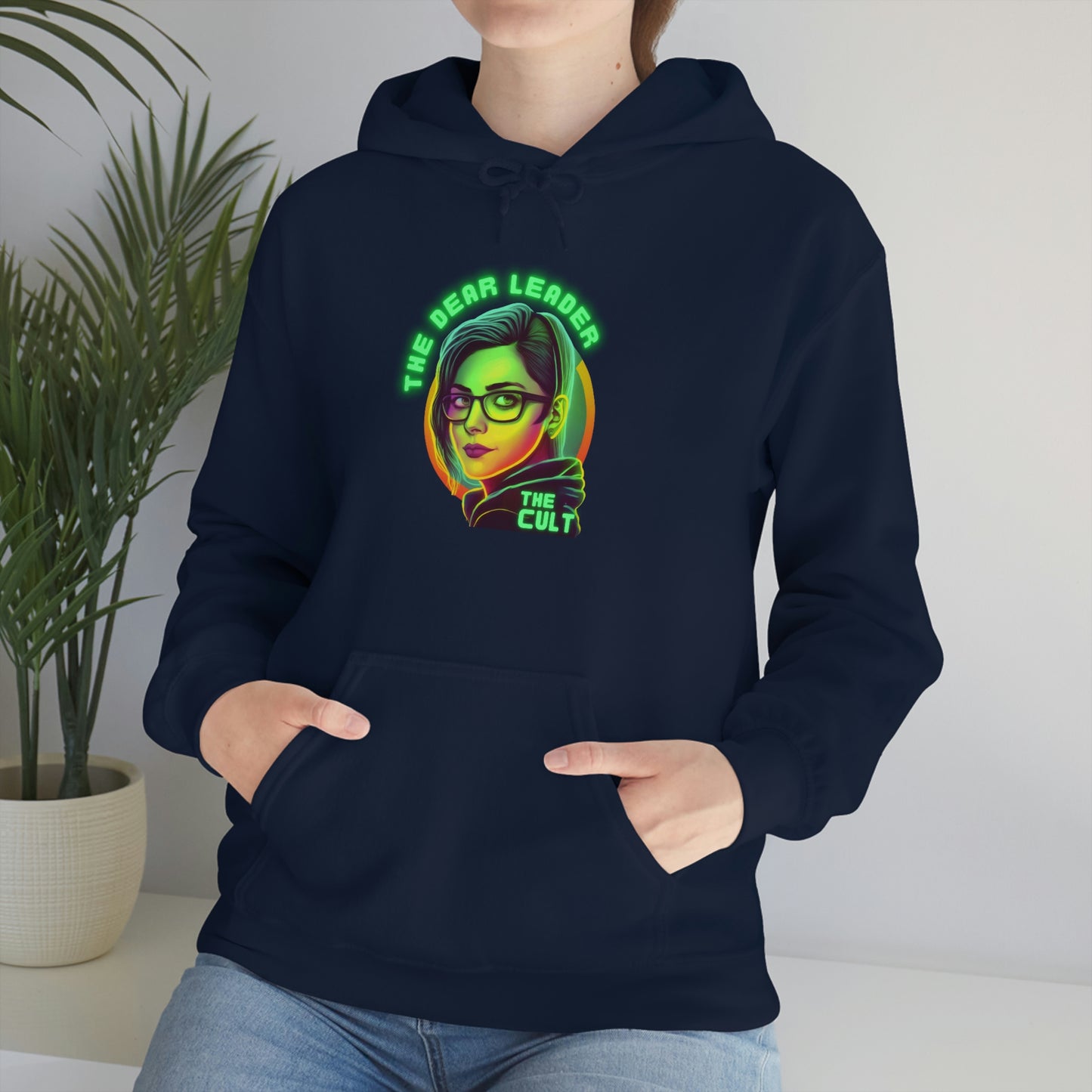 The Dear Leader Cult Unisex Heavy Blend™ Hooded Sweatshirt