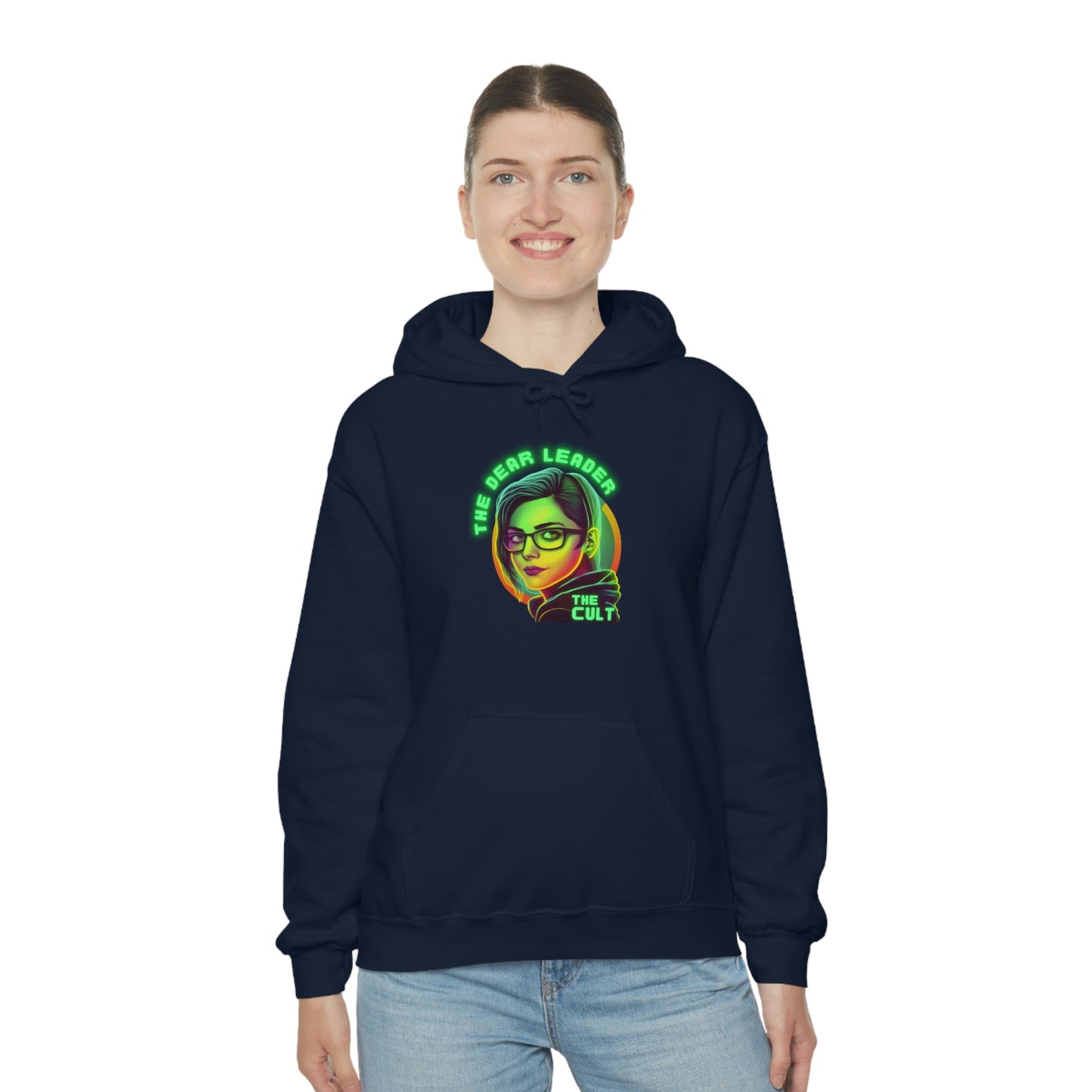 The Dear Leader Cult Unisex Heavy Blend™ Hooded Sweatshirt