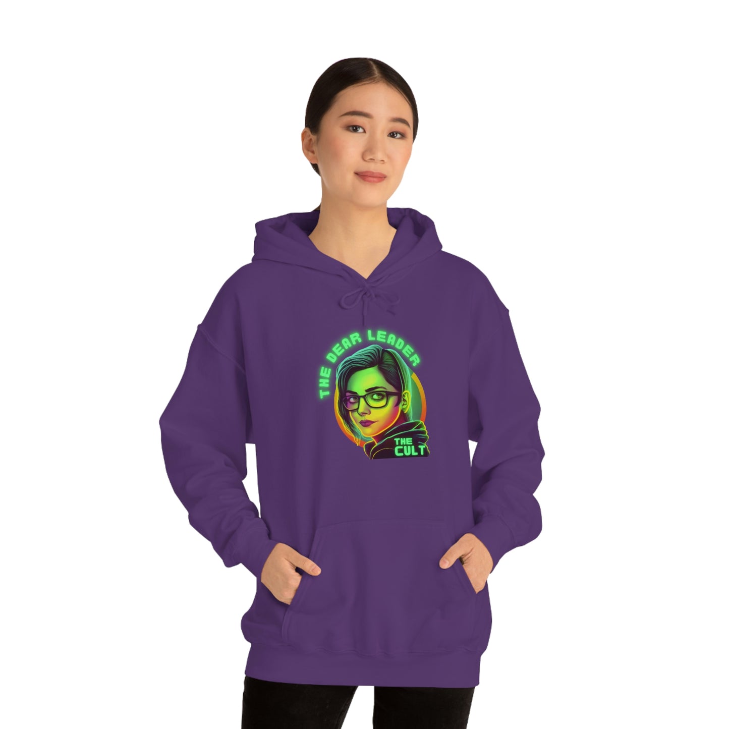 The Dear Leader Cult Unisex Heavy Blend™ Hooded Sweatshirt