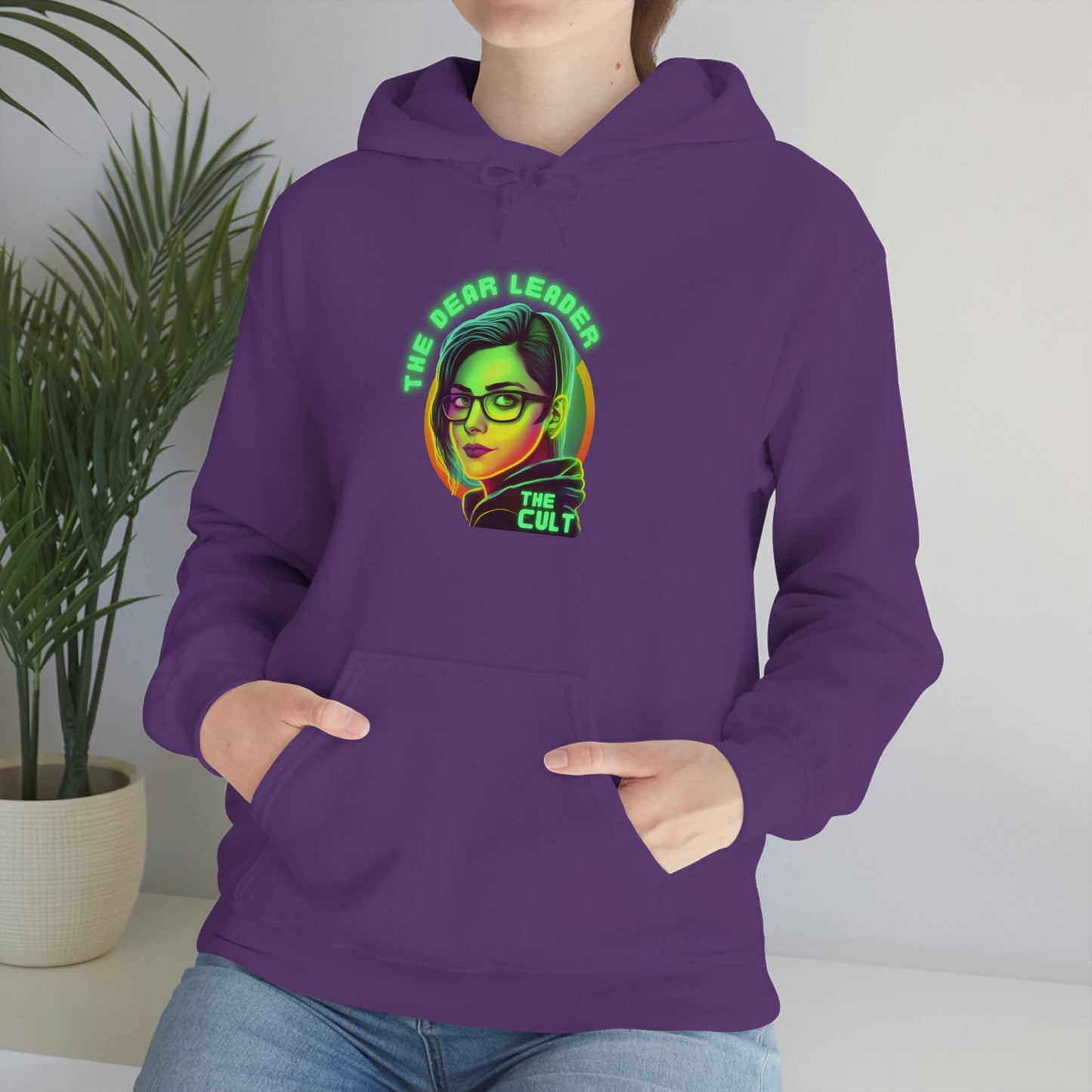 The Dear Leader Cult Unisex Heavy Blend™ Hooded Sweatshirt