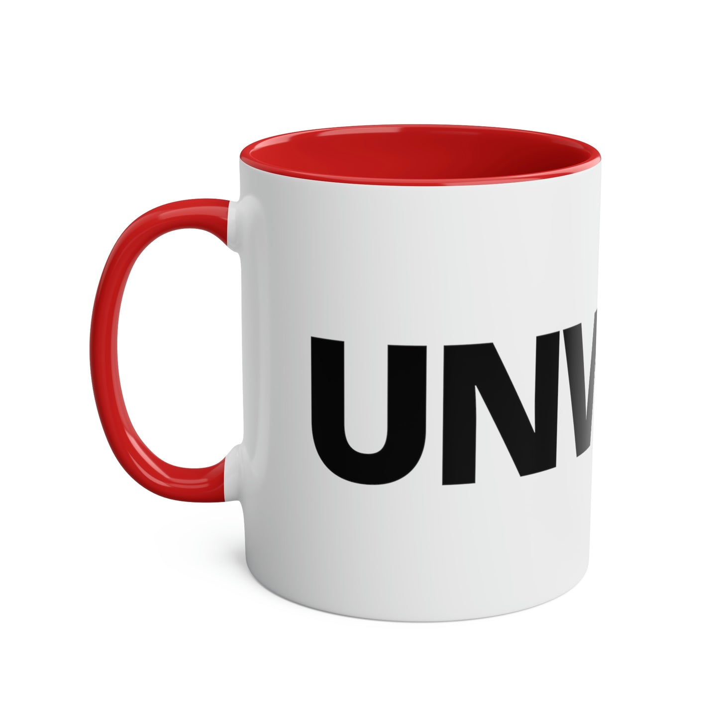 UNWOKE Black Two-Tone Coffee Mugs, 11oz