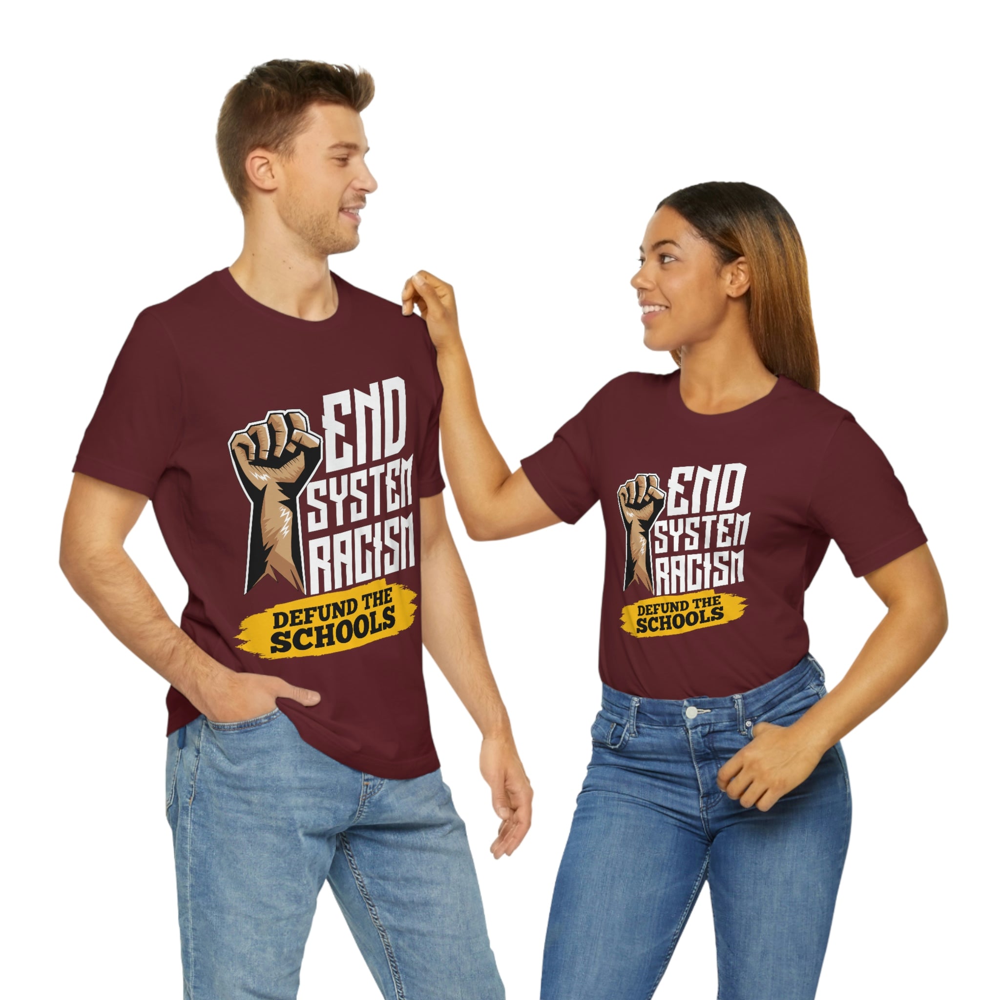 End Systemic Racism Unisex Jersey Short Sleeve Tee