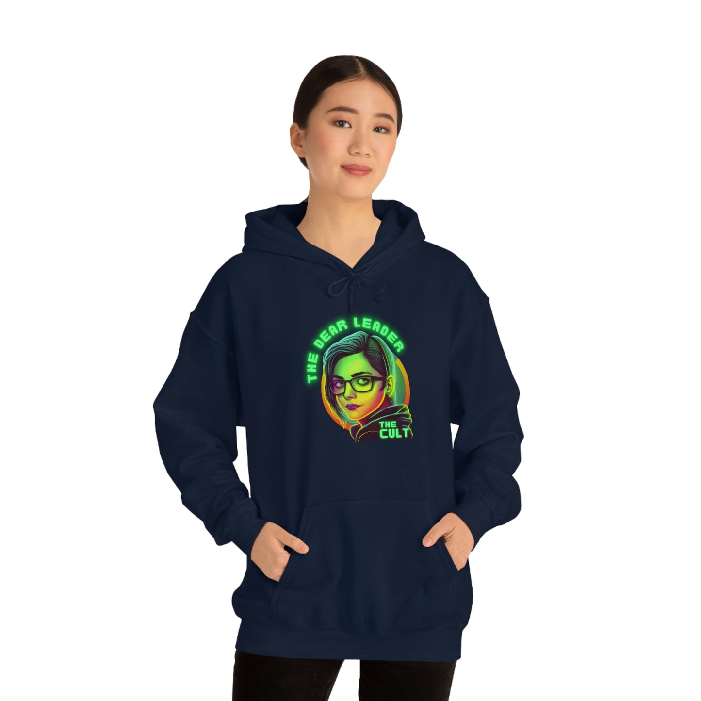 The Dear Leader Cult Unisex Heavy Blend™ Hooded Sweatshirt